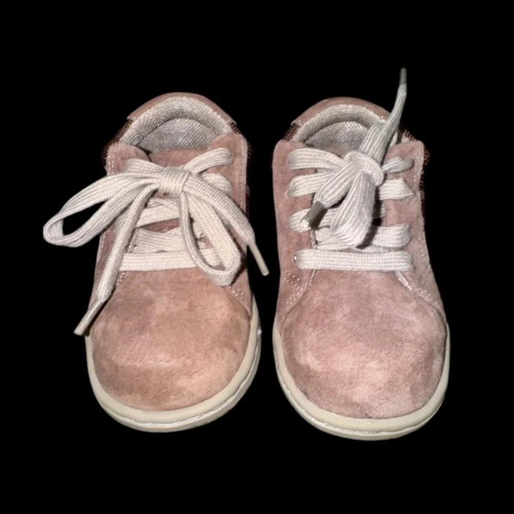 Perfection by Jumping Jacks suede dress shoes baby boys size 6.5 WW EXTRA WIDE